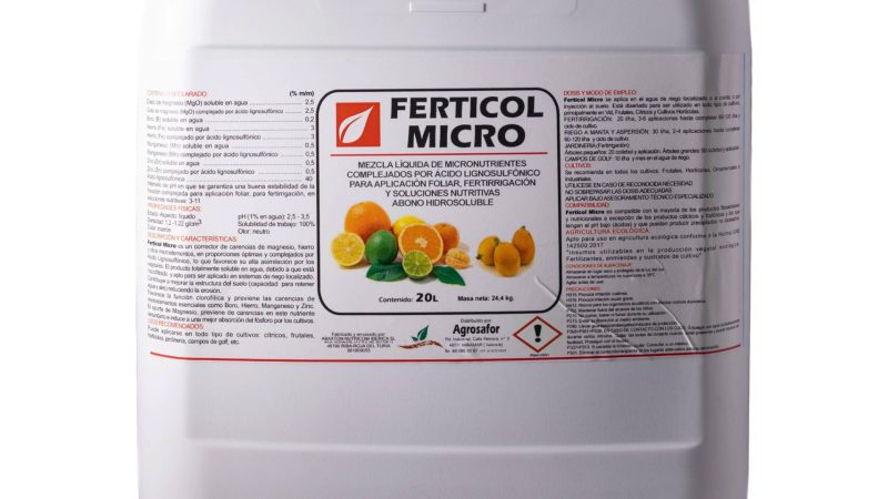ferticol micro garrafa