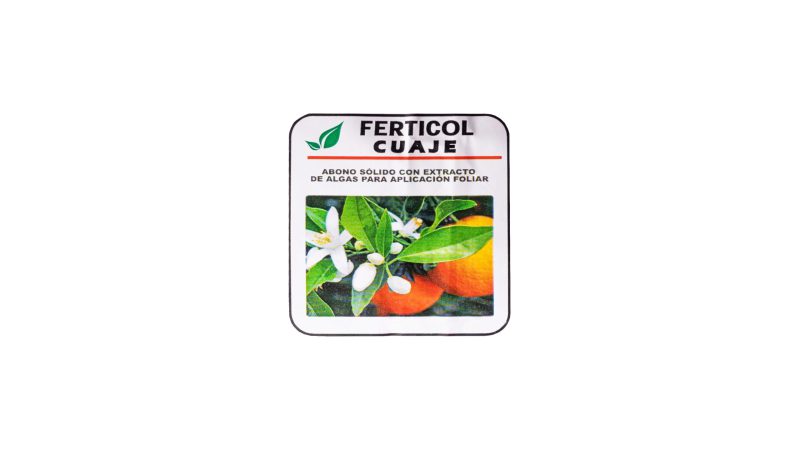 etiqueta de ferticol cuaje