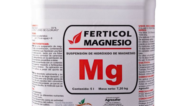 ferticol magnesio garrafa