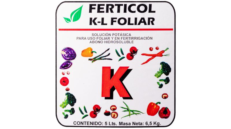 etiqueta ferticol kl foliar