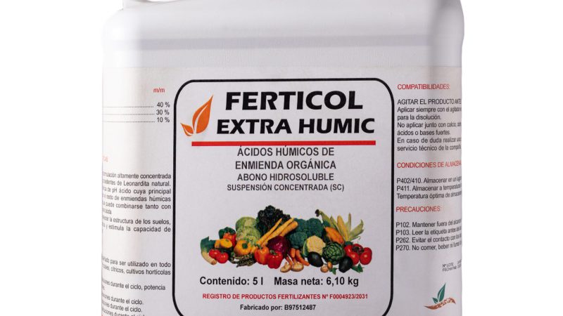 garrafa ferticol extra humic